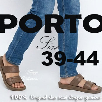 รองเท้าแตะผู้ชายผู้ใหญ่ porto 1027M-3 รองเท้าแตะลําลองหรูหรา รองเท้าแตะยางน้ําหนักเบา สวมใส่สบาย