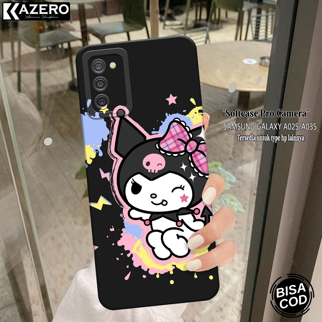 HP ล่าสุด Samsung Galaxy A02S / A03S Silicone - กล้อง Pro - Samsung A03S / A02S เคสการ์ตูน - เคส Sam