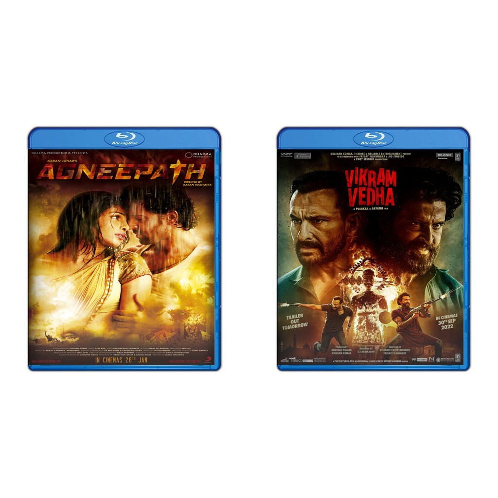 DVD Agneepath (2012) + DVD Vikram Vedha (2022)