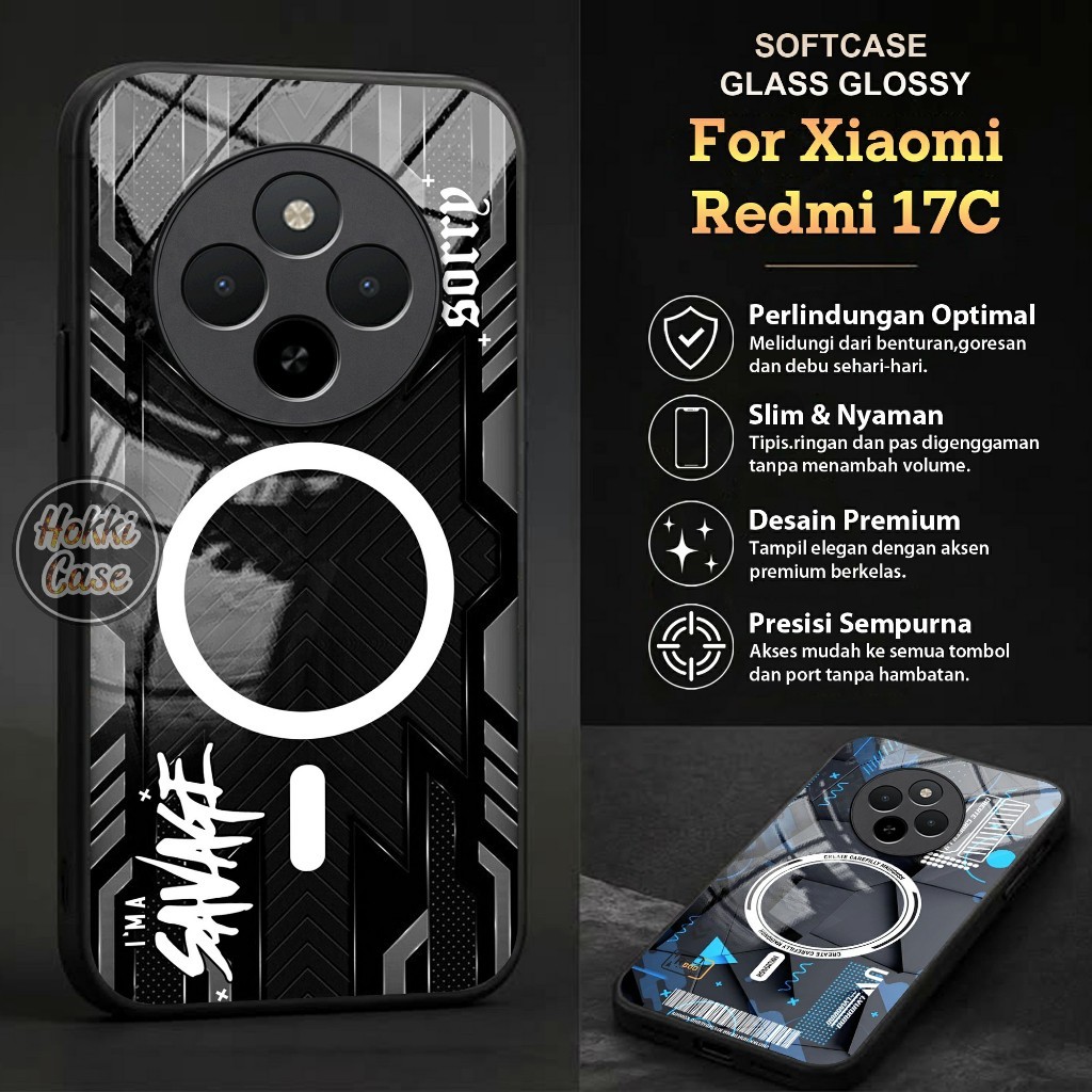 เคส Redmi 17C - เคส Redmi 17C Glass Softcase - เคส Redmi 17C - เคส Redmi 17C ล่าสุด - Xiaomi Redmi 1