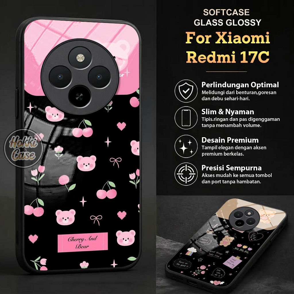 เคส Redmi 17C - เคส Redmi 17C Glass Softcase - เคส Redmi 17C - เคส Redmi 17C ล่าสุด - Xiaomi Redmi 1