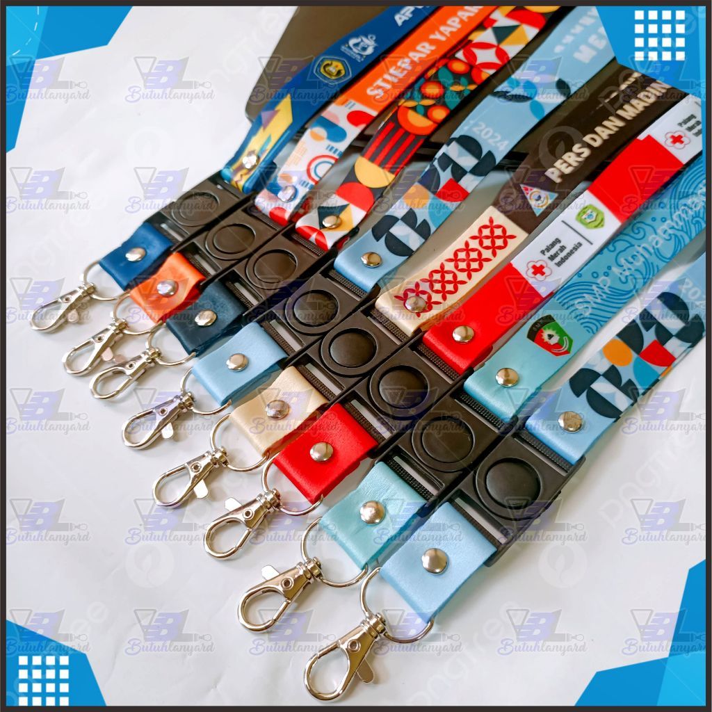 CUSTOM 2 ซม.2-SIDED ID CARD LANYARD STRAP/ID CARD PRINTING LANYARD/FULL COLOR SUBLIME LANYARD PRINTI