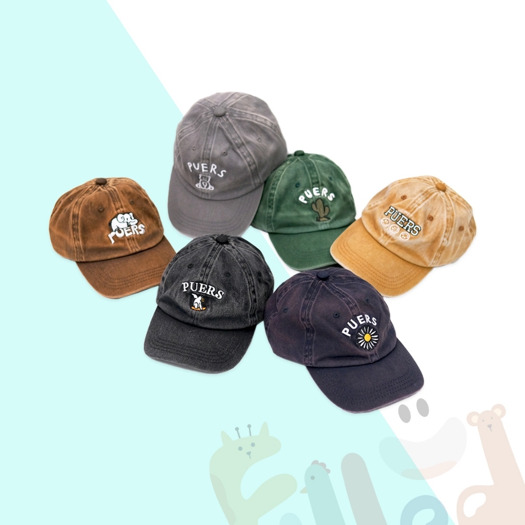 CHILDRENS HAT / BASEBALL HAT MADE OF DENIM / MOZI HAT
