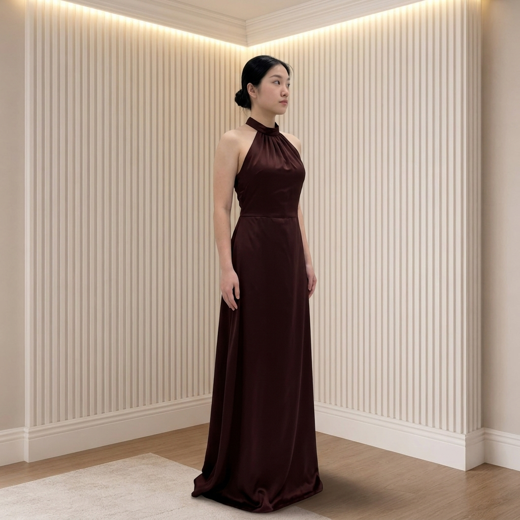 JONNA ชุดเดรสเข้ารูปผ้าซาตินพรีเมี่ยม | ชุดเดรสเกาหลีหรูหรา หรูหรา ทุกขนาด และไซส์ใหญ่ โดย ดูต้า บุษ