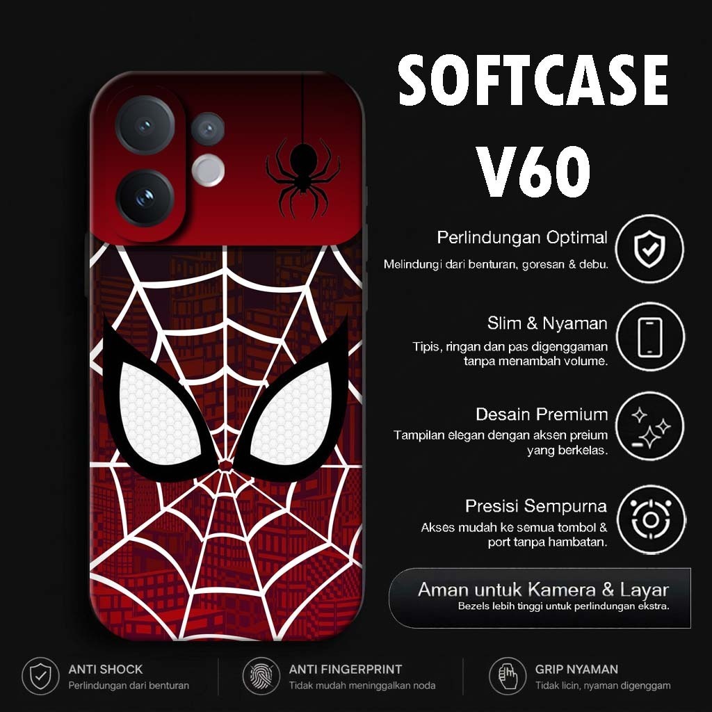 HP Macaron Softcase Motif สําหรับ VIVO V60 - เคสโทรศัพท์ VIVO V60 LITE - VIVO V60 Phone Protector - 