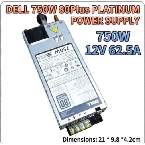 แหล่งจ่ายไฟ PSU 12v 62A 40A 90A จัมเปอร์อะแดปเตอร์ Server 1200W 800W 750W 550W PALLTINUM 80 PLUS สํา
