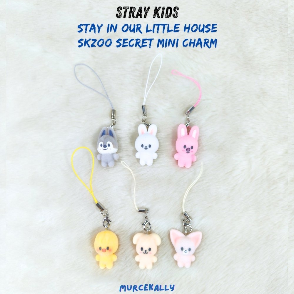 Stray Kids Fanmeeting อยู่ในบ้านน้อยของเรา MD สินค้า SKZOO SECRET MINI CHARM Wolfchan Leebit Dwaekki