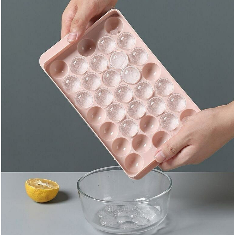 33-SLOT แม่พิมพ์ก้อนน้ําแข็งทรงกลม / JELLY AGAR PUDDING แม่พิมพ์น้ําแข็ง / แม่พิมพ์ก้อนน้ําแข็งอเนกป
