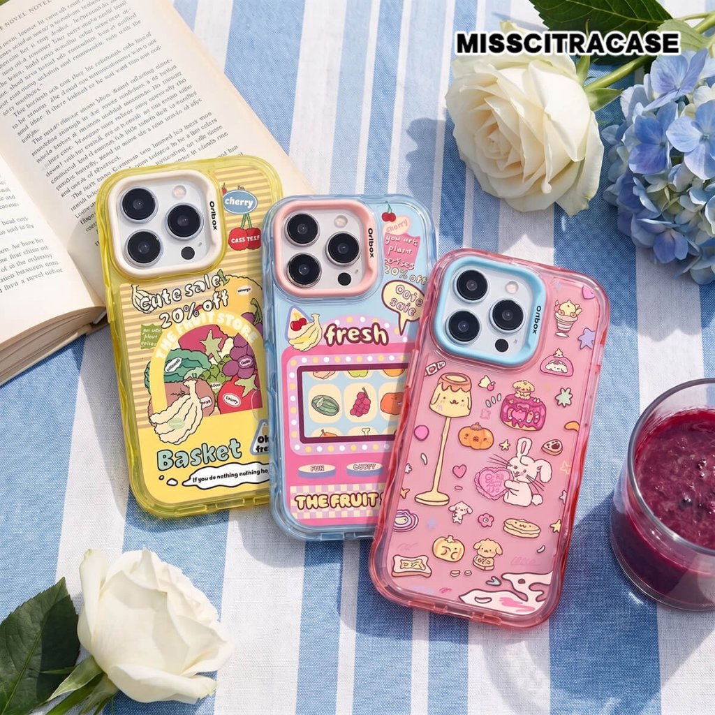 POP DAILY STICKERS 2 IN 1 สี MACAROON MOTIF สําหรับ XIAOMI REDMI NOTE 12 13 14 15 POCO X3 X6 X7 C65 
