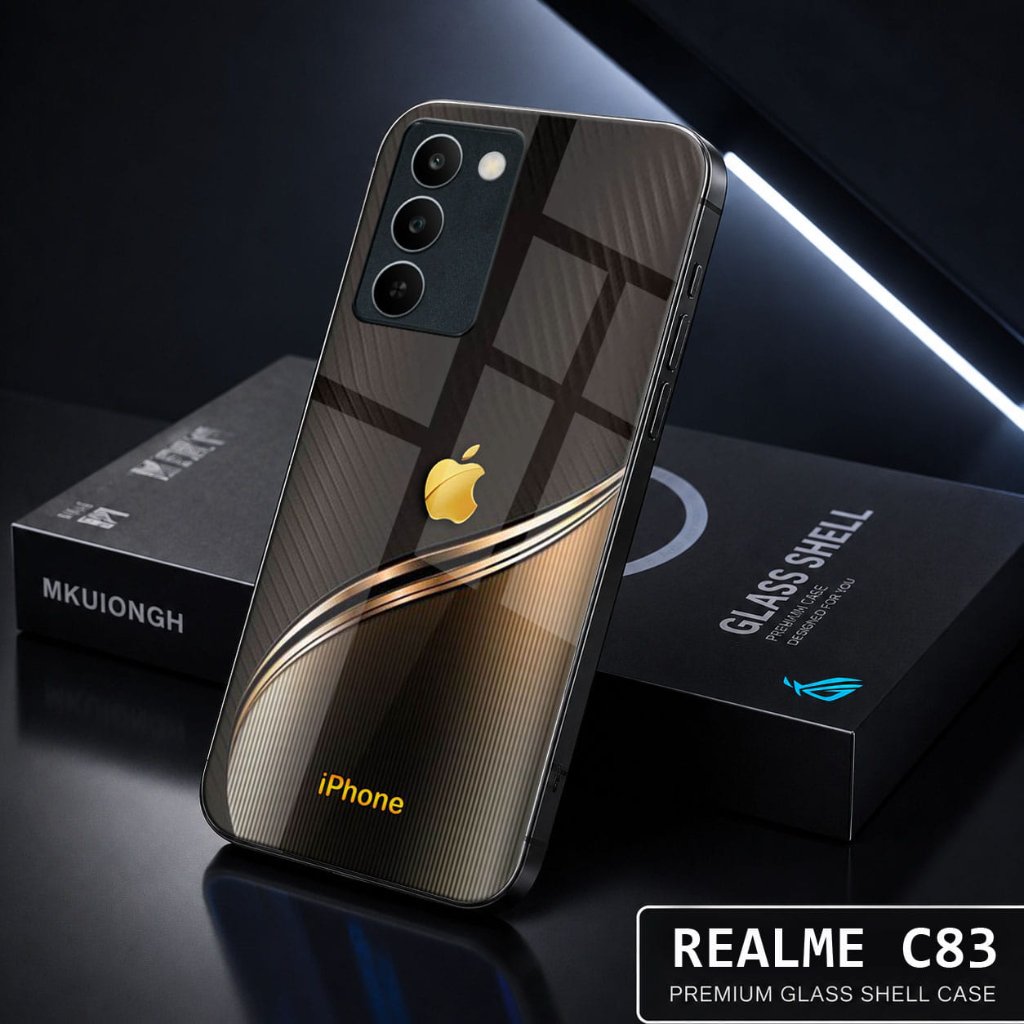 HP REALME C83 SoftCase Glass เคสโทรศัพท์เคลือบเงา REALME C83 - N02