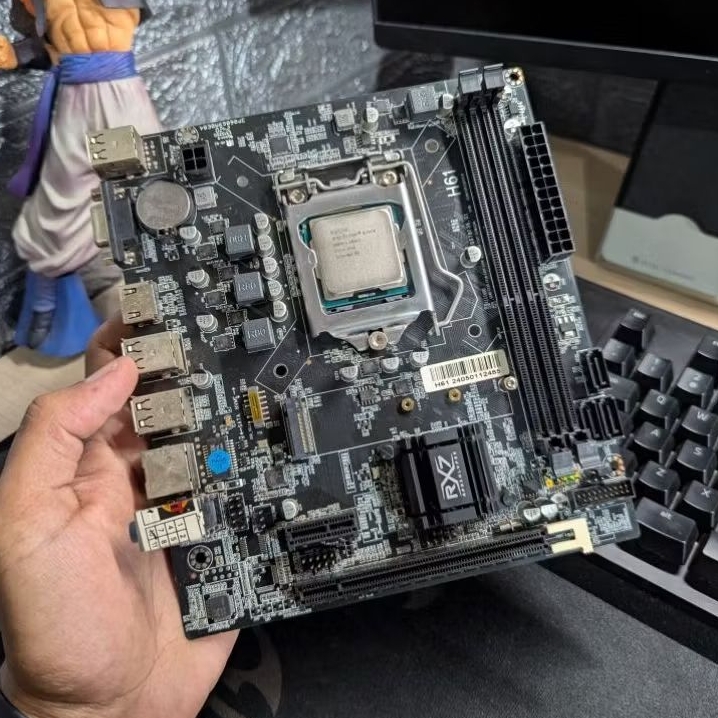 I5 3470 plus เมนบอร์ด H61 DDR3 nvme RX7 LGA1155 mini ITX