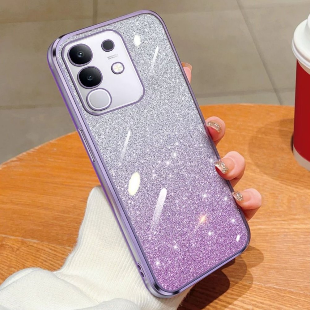 Vivo Y29 4G Exclusive Luxury Glitter Premium Clear Case
