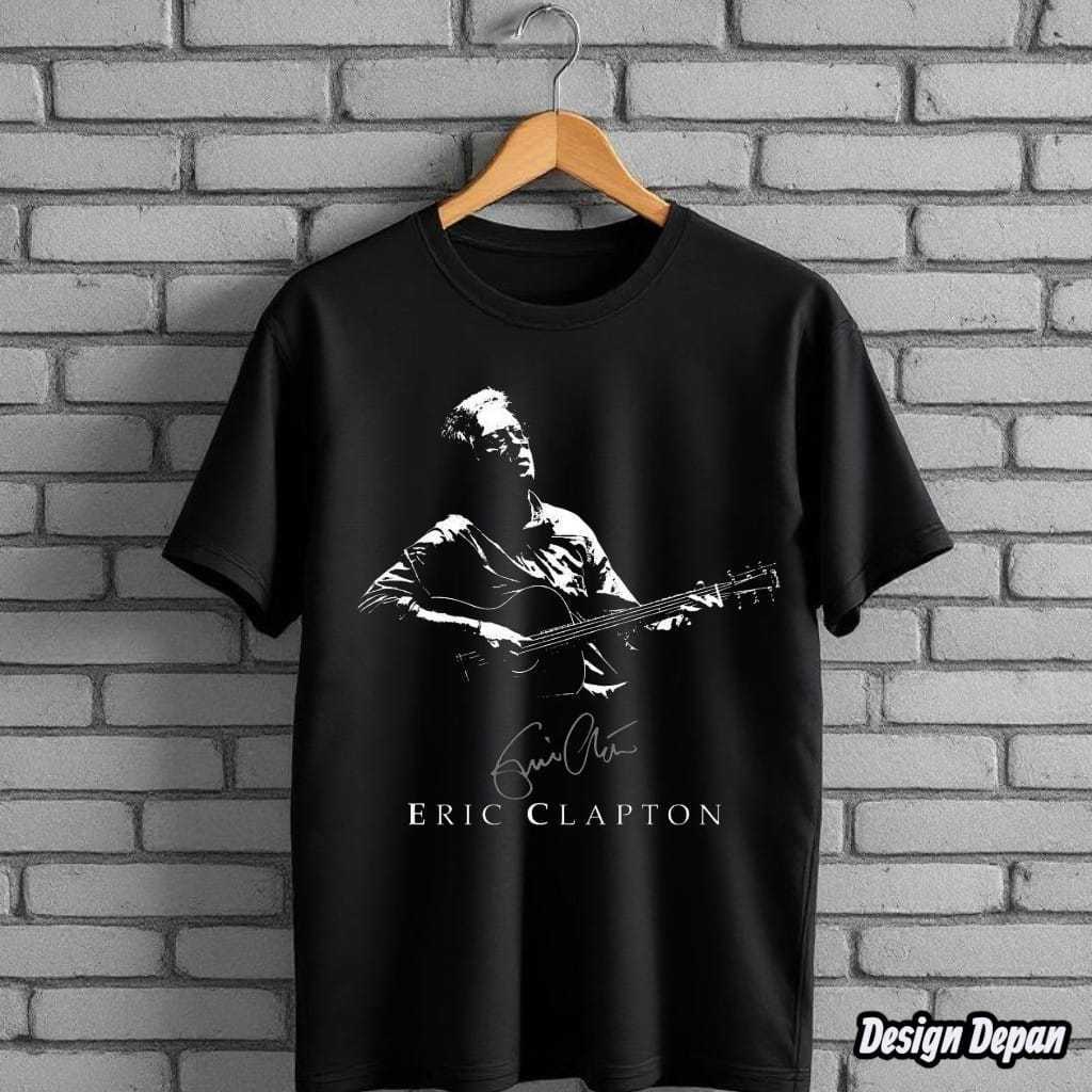 KATUN MERTA Eric Clapton Music Band T-Shirt - เสื้อยืดผู้ชายและผู้หญิง Premium Cotton Combed 24s Fab