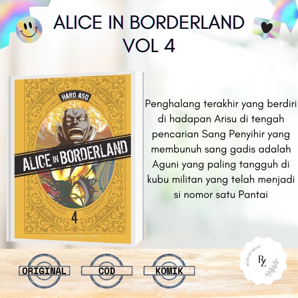 Alice In Borderland Comic Series Vol 4 By Haro Aso
