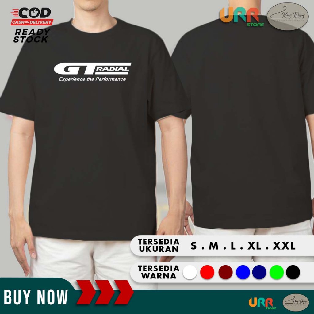 เสื้อยืด GT Radial Cotton Combed 30s