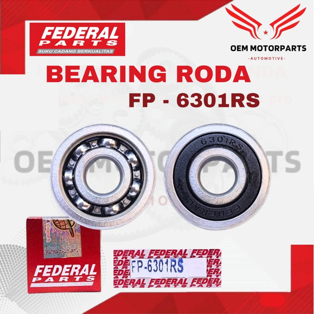 แบริ่ง laher 6301RS Federal Laher 6301 ORIGINAL FEDERAL PARTS