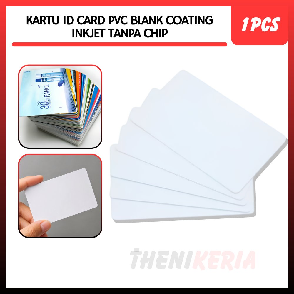 การ์ดสมาชิกภาพ PVC ธรรมดาพร้อมกระดาษ INKJET โดยไม่ต้องชิป Identity Card Photo Card Overlay PVC Blank