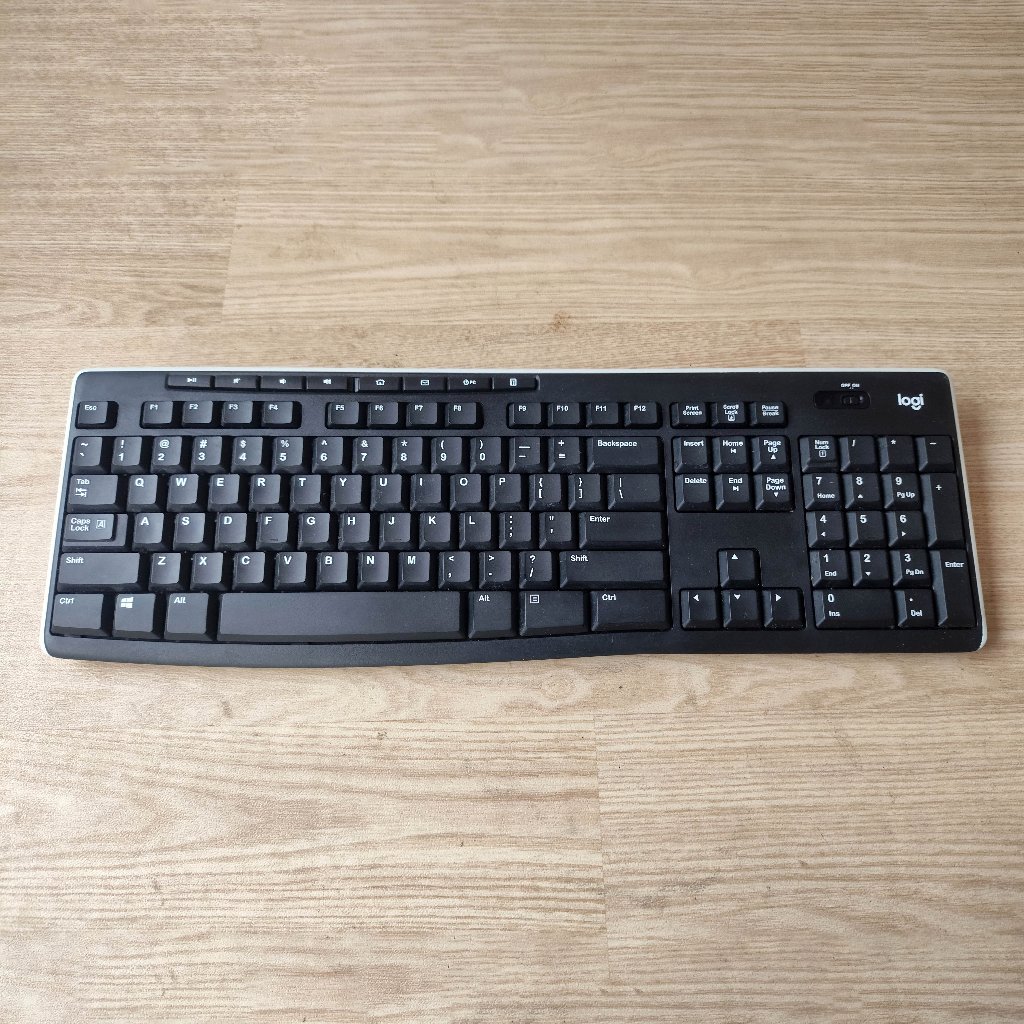 คีย์บอร์ดไร้สาย Logitech K270 ขนาดเต็ม
