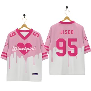 RUGBY JERSEY / BLACKPINK MELT PINK STREETWEAR JERSEY