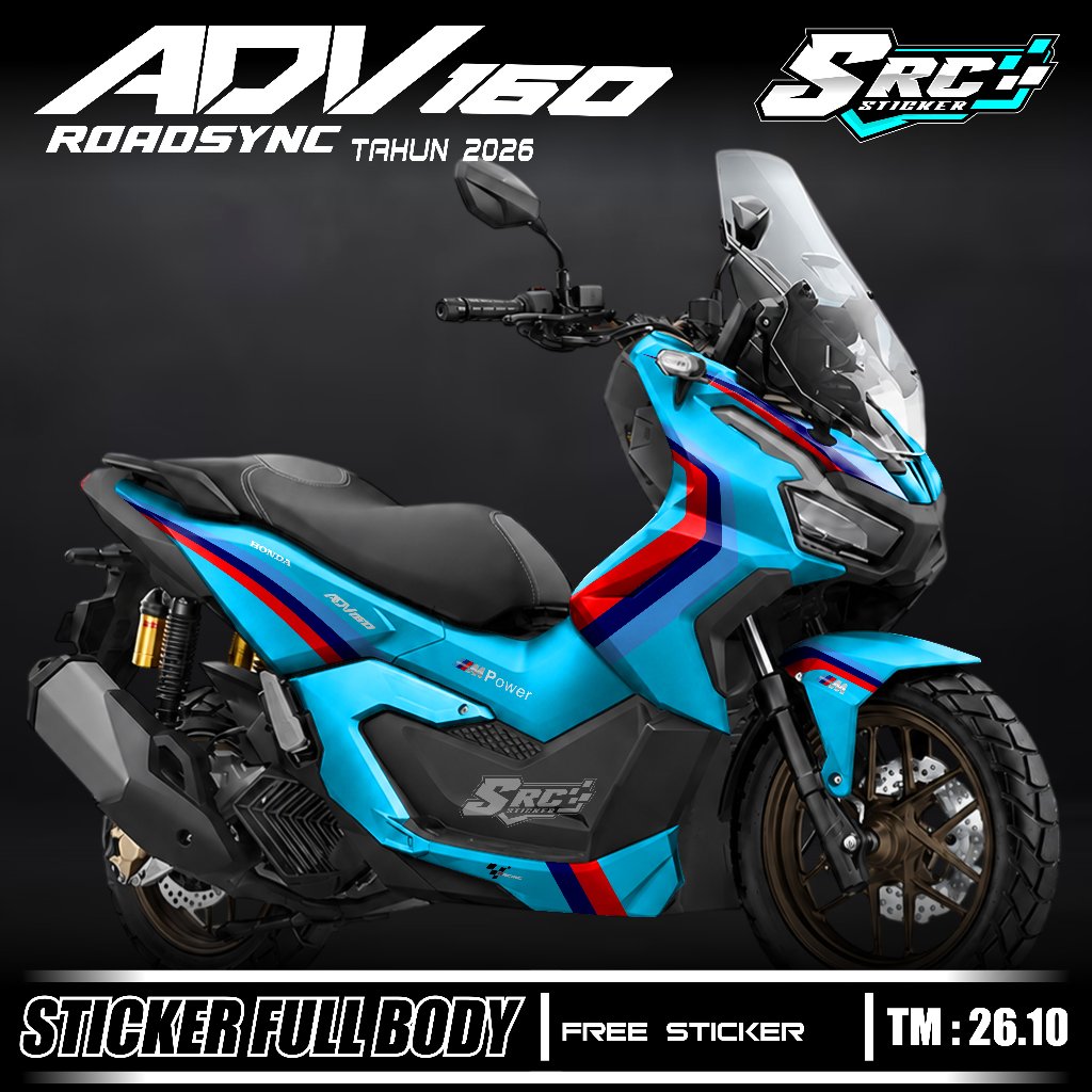 ล่าสุด Full Body สติกเกอร์สําหรับ Honda Adv 160 CBS ABS Roadync 2026 สติกเกอร์สําหรับ Honda Adv 160 