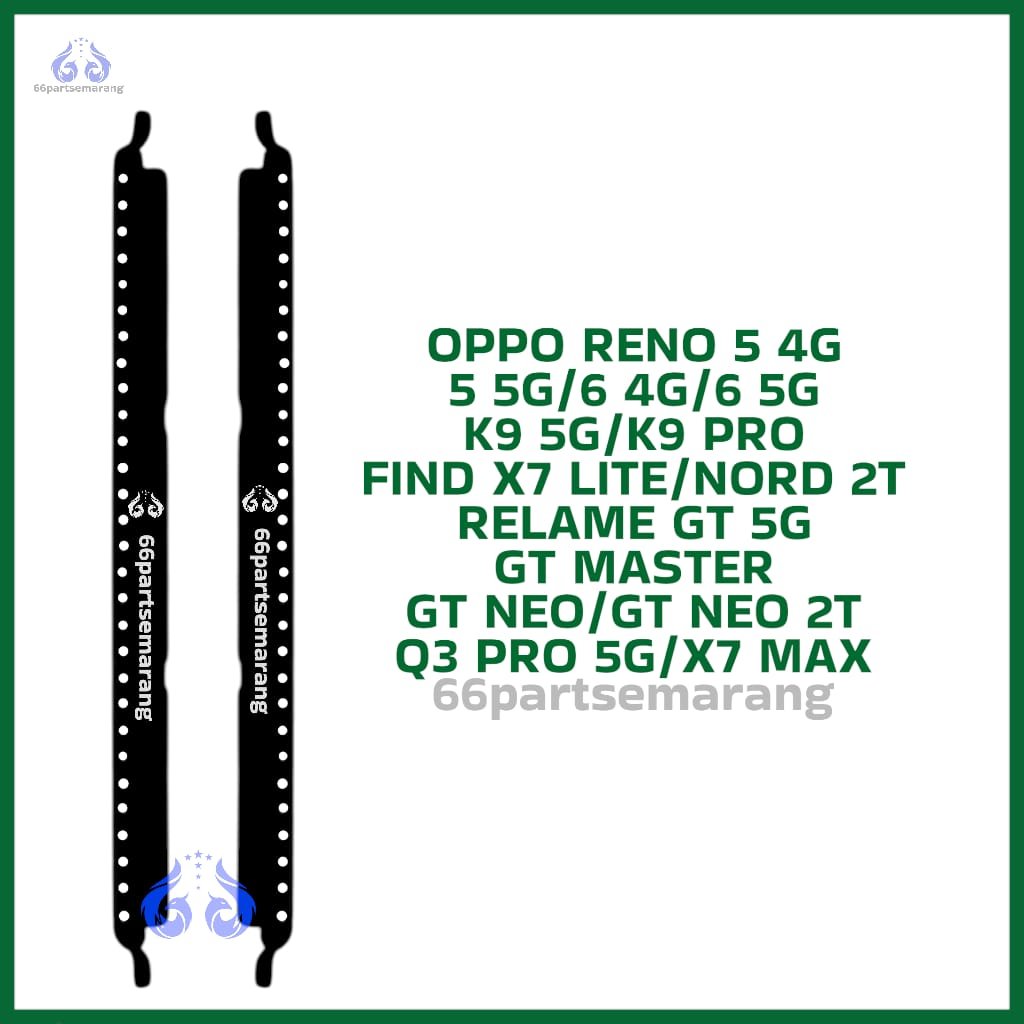 ฝาครอบรูลําโพงด้านบน Lcd Oppo Reno 5 4G / 5 5G / 6 4G / 6 5G / Oppo K9 / K9 Pro / Find X7 Lite / Nor