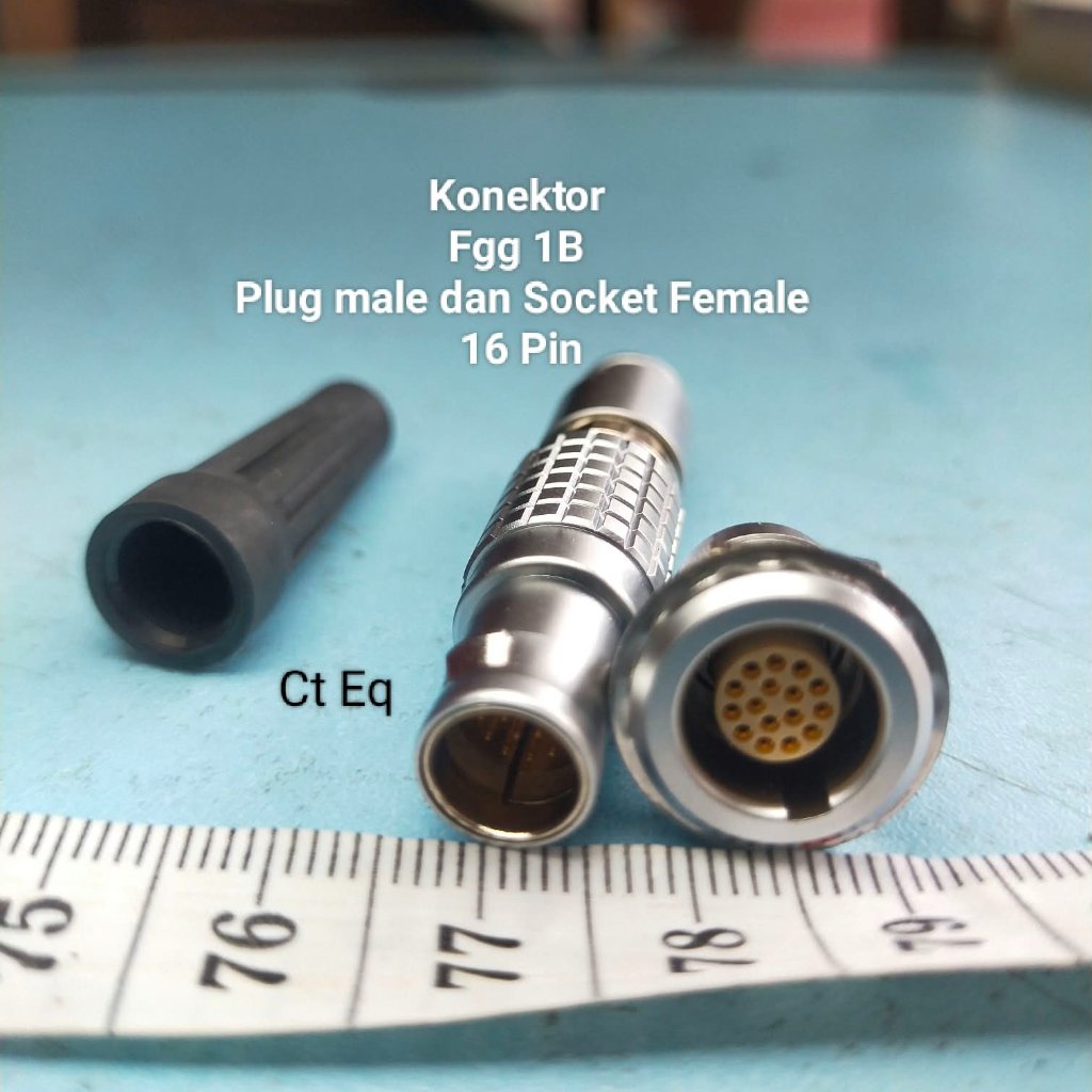 Lemo Fgg Connector 1B 16 Pin Lemo Connector Plug 16 Pin Fgg 1B ไข่ซ็อกเก็ต 1B 16 pin