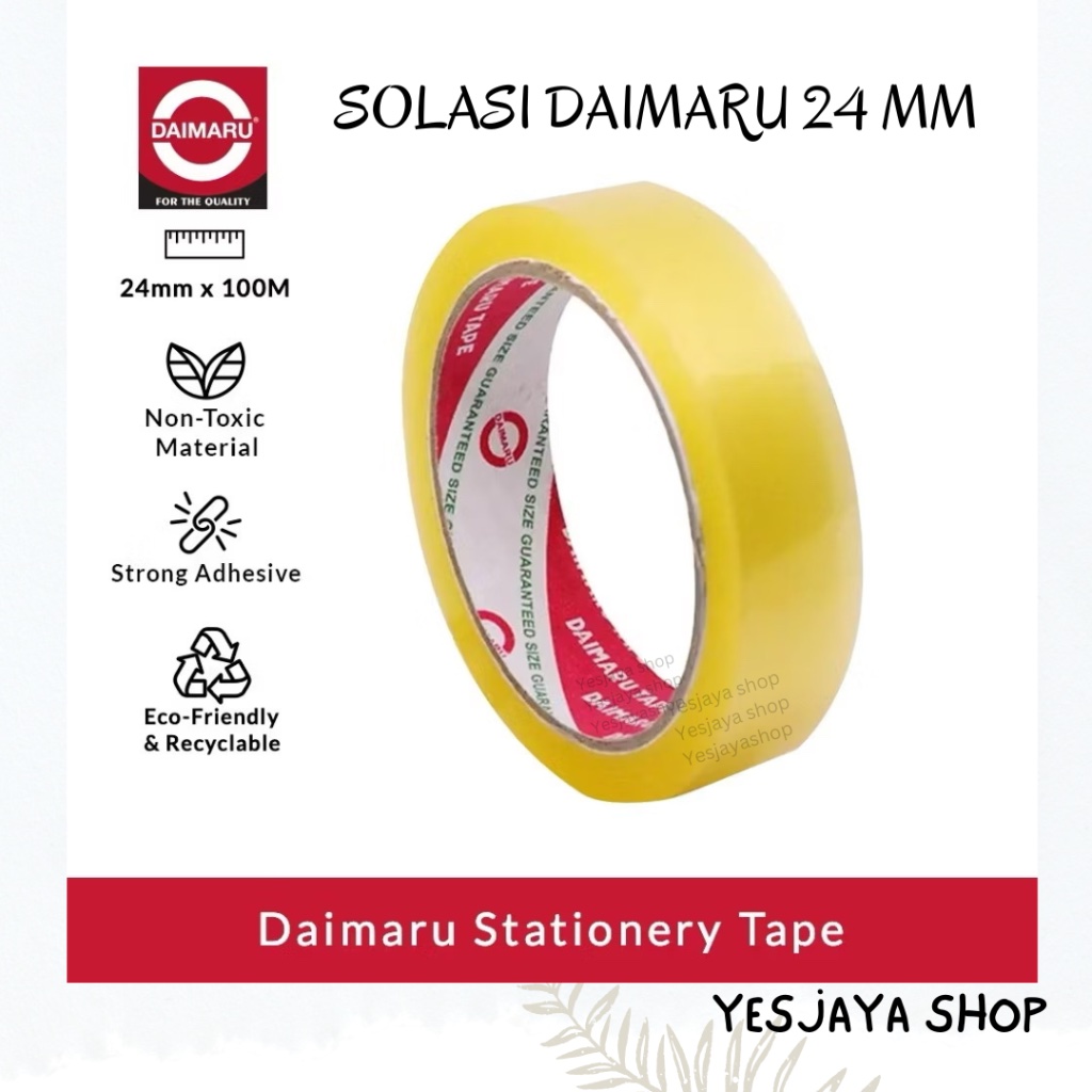 {1PCS} WHOLESALE Daimaru Insulation 24mm 72 หลา Daimaru Duct Tape 1 นิ้ว (24MM x 72 หลา)