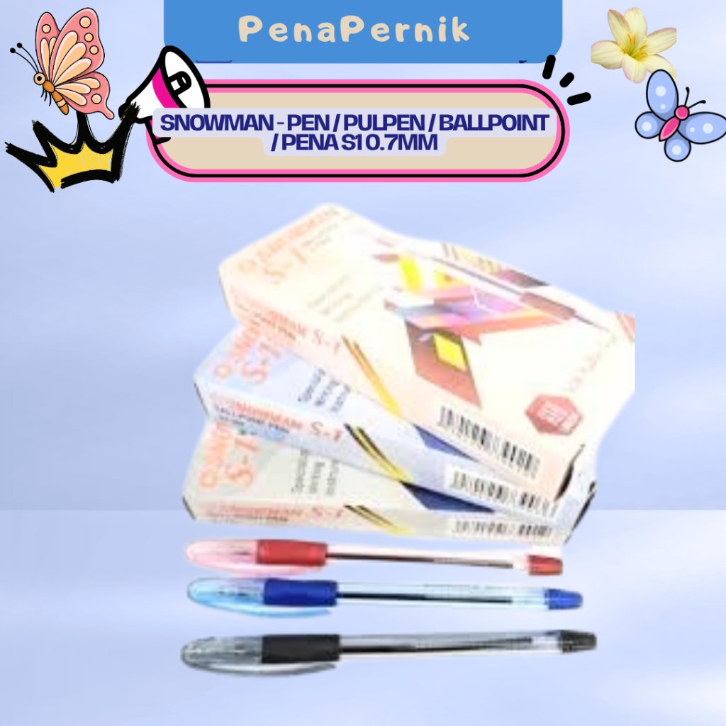 SNOWMAN - PEN / PEN / BALLPOINT / PEN S1 0.7MM