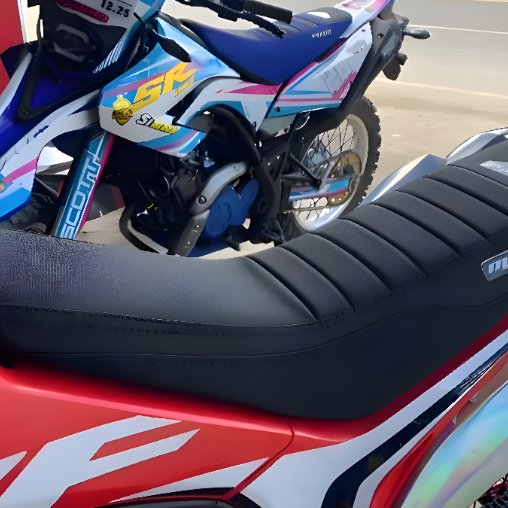 ฝาครอบที่นั่งผ้า CRF SUPERMOTO ENDURO KLX WR KTM YZ KX ฝาครอบที่นั่งระดับพรีเมียม TRAIL UNIVERSAL