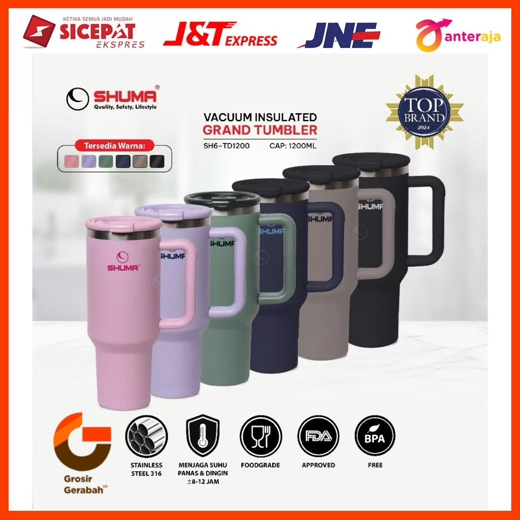 Shuma ขวดสูญญากาศ grand tumbler สแตนเลส 1200ml sh6hd1200 714638