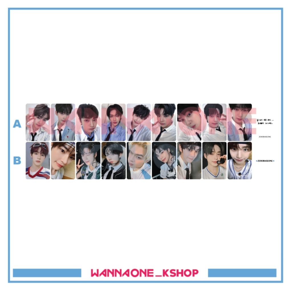 Photocard zerobaseone ISAC zb1