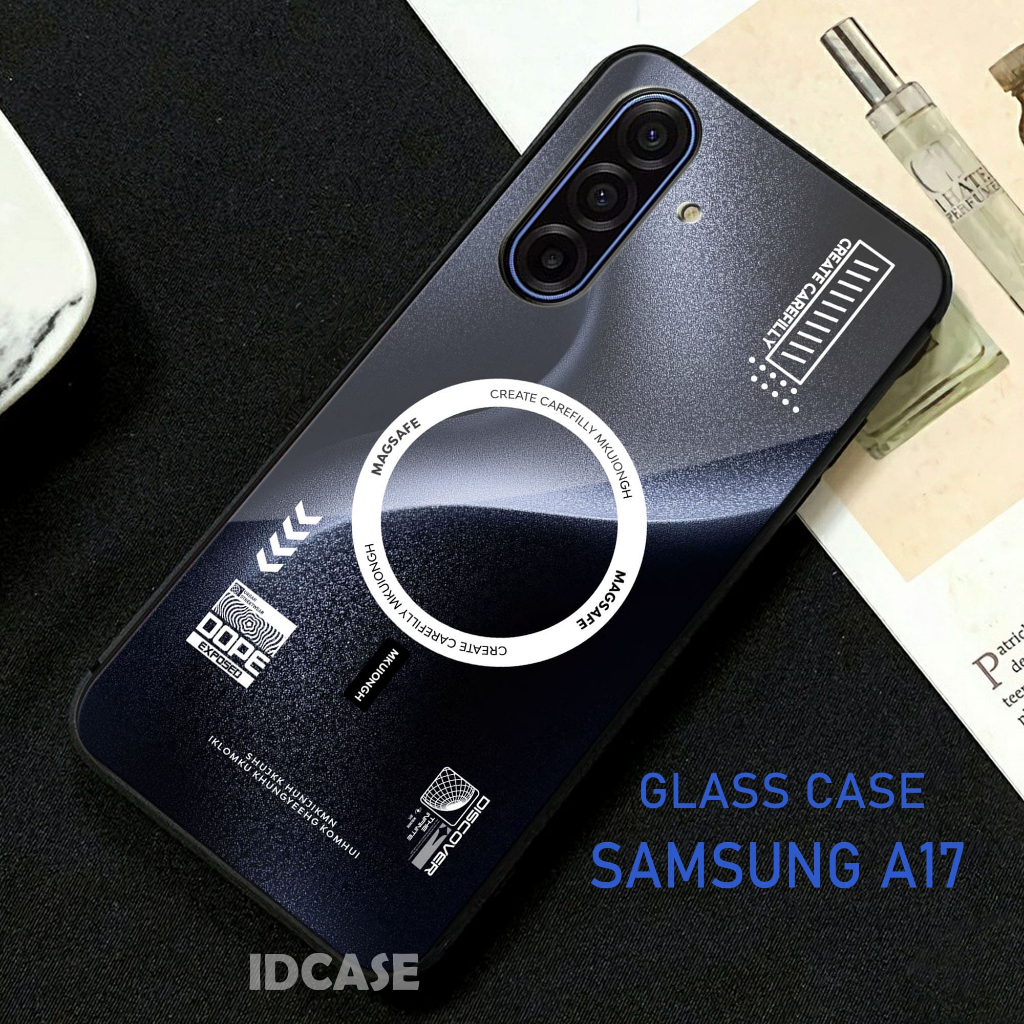 HP Glitter Glass Softcase สําหรับ SAMSUNG A17 - เคสโทรศัพท์ SAMSUNG A17 - K74