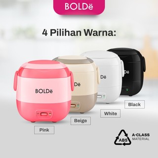 BOLDe RICE COOKER MINI 0.3 L -ANTI LENGKET BPA FREE- COCOK BAWA TRAVELING