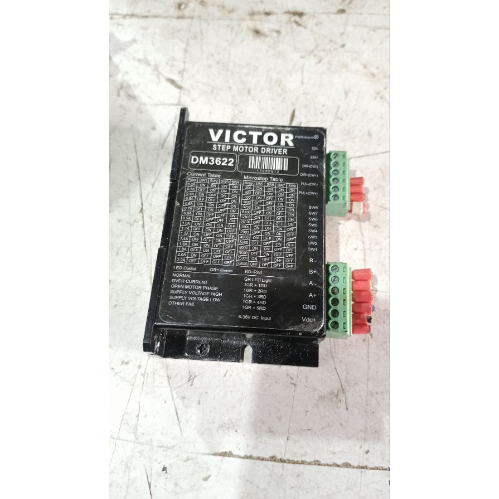 ขับเคลื่อน VICTOR STEPER NEMA 17 DM3622