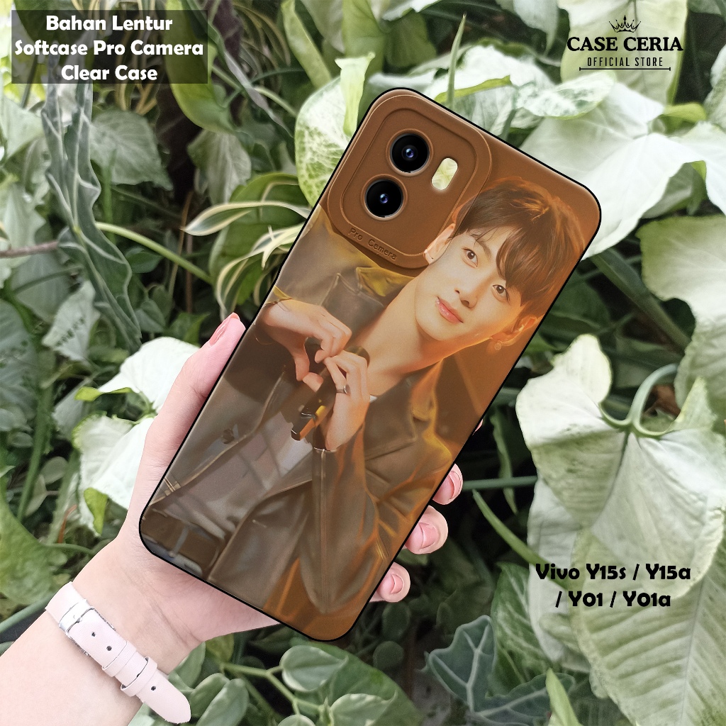 เคส HP สําหรับ Vivo Y15s / Y15a / Y01 / Y01a – KP0P Jungk Motif เคสโทรศัพท์ - Pro Camera Softcase – 