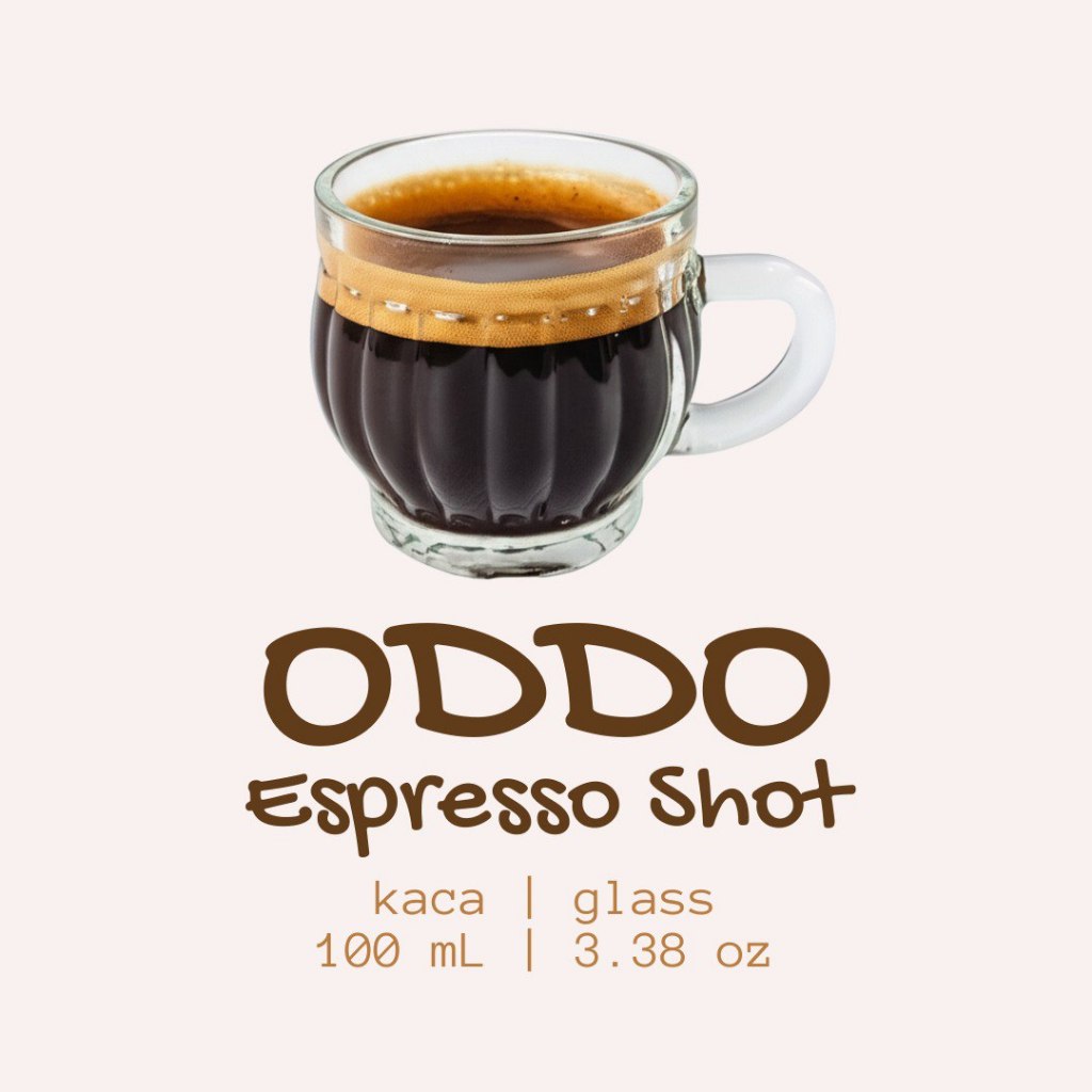 แก้วช็อตเอสเพรสโซ่ ODDO | ถ้วยกาแฟเอสเพรสโซ่ | แก้วกาแฟแก้วมินิ