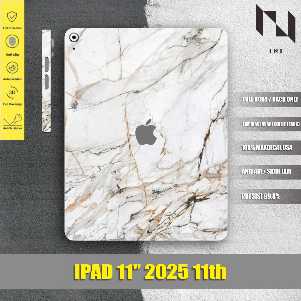 IPAD 11th 2025 GARSKIN - SKIN PROTECTOR - CASE SKIN Premium ฟรีภาพที่กําหนดเองใดๆ