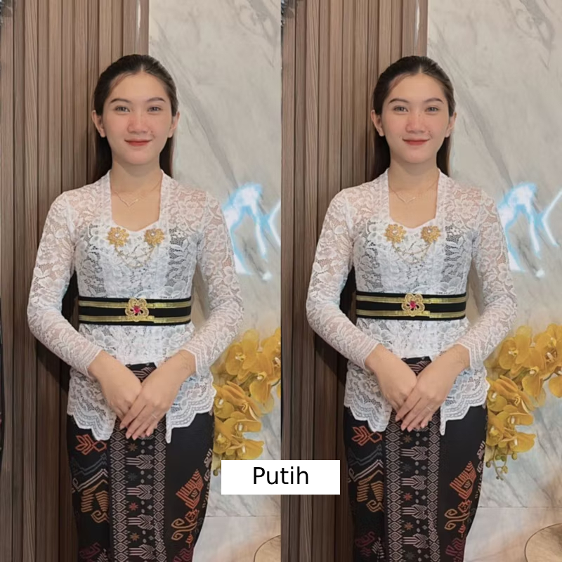 Balines Brocade Kebaya / Kubaru Kebaya / Kebaya แขนยาวทันสมัย