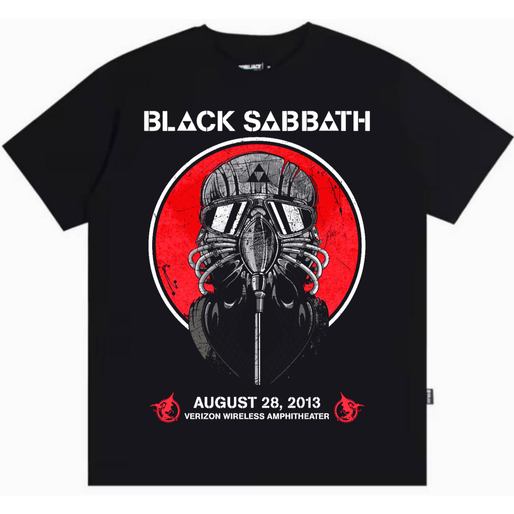 AA Black sabbat verizon วัสดุผ้าฝ้ายพรีเมี่ยม 100% หวี 24s
