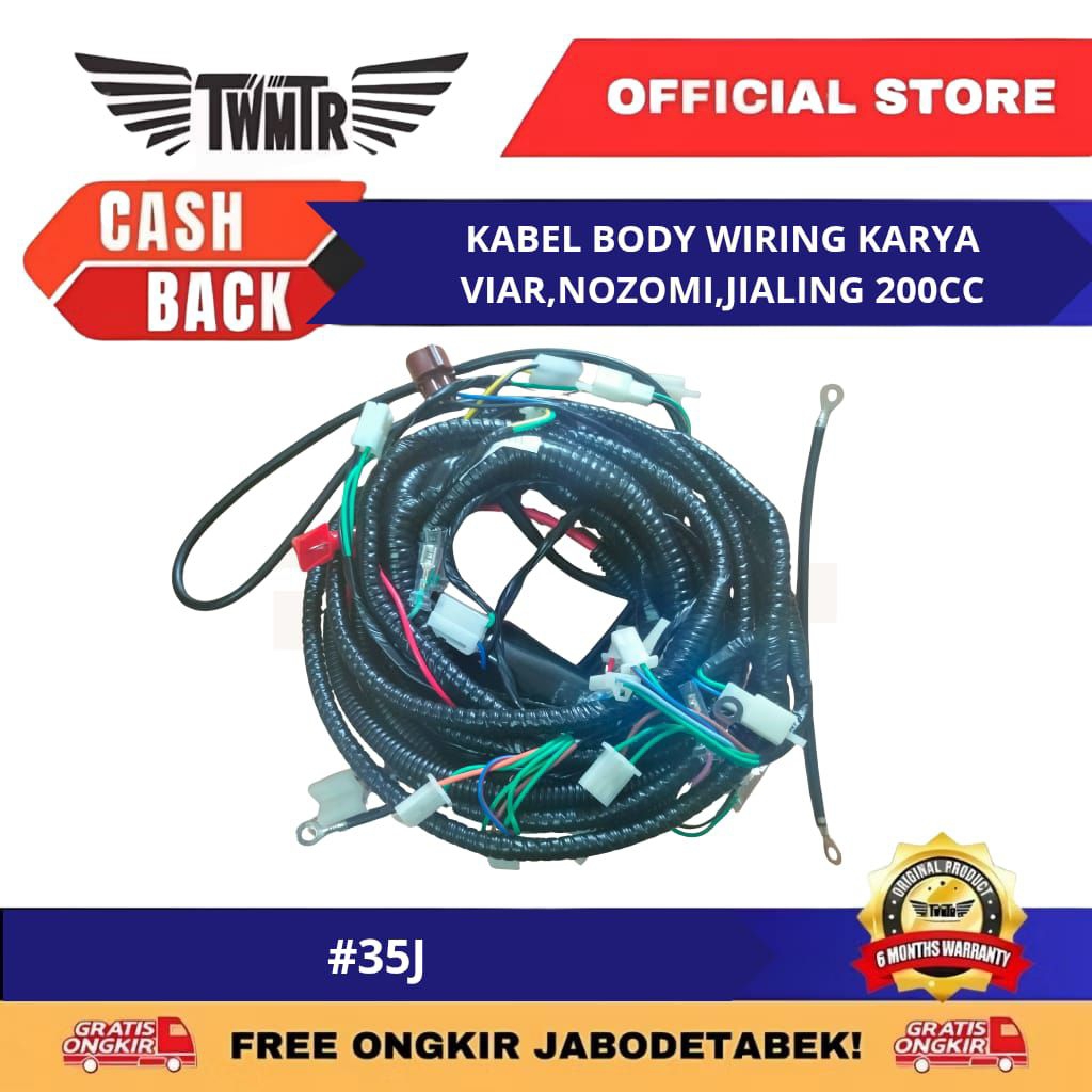 TWMTR 35J - WIRING BODY CABLE KARYA 200CC
