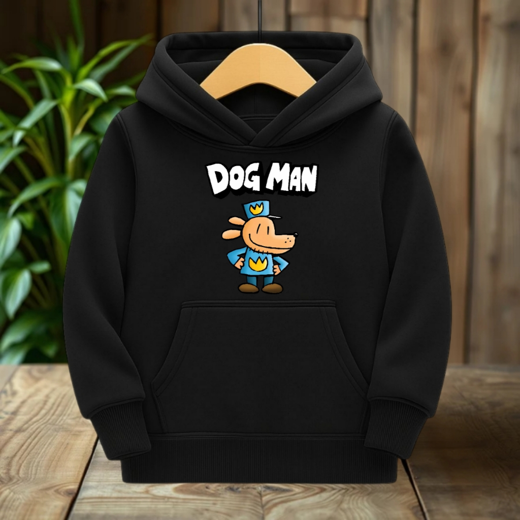 HOODIE SWETER DOG MAN HOODIE สําหรับเด็กผู้ชายและเด็กผู้หญิง