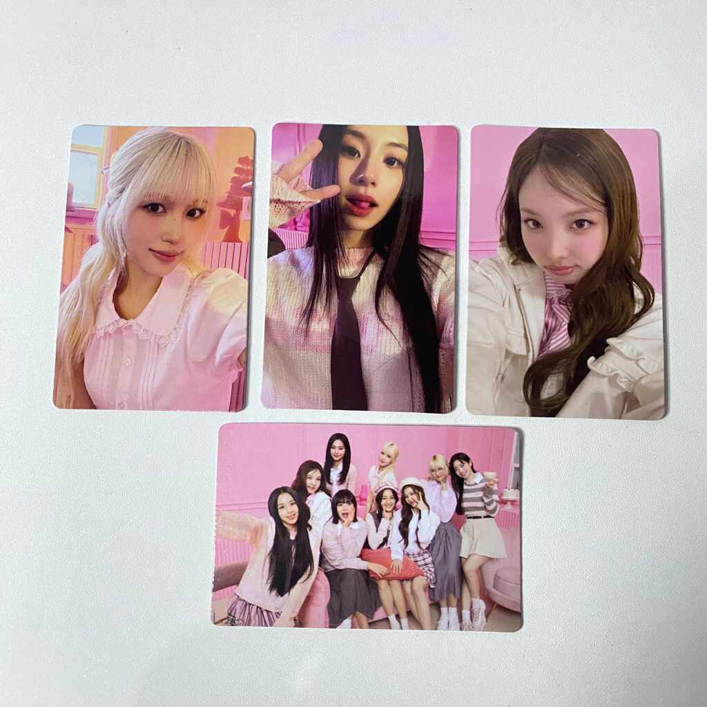 Photocard Twice x Nabati amo pc อย่างเป็นทางการ trice mina chaeyoung nayeon