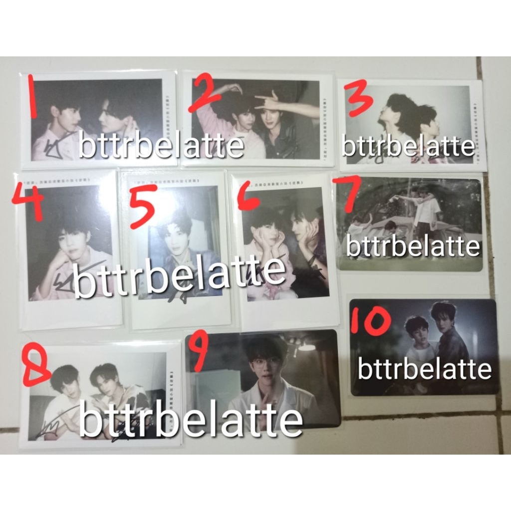 PC ภาพถ่ายที่เปิดเผยความรัก POLAROID LIU XUANCHENG ZHAN XUAN JIANG XIAOSHUAI GUO CHEENGYU อย่างเป็นท