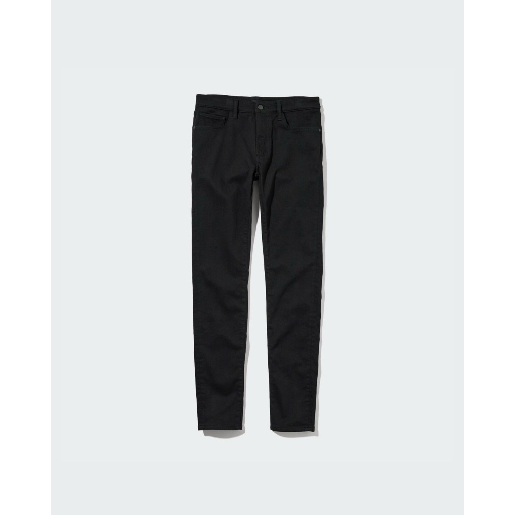 Uniqlo Skinny Fit Jeans Black Denim Pants Taupe Khaki Fit Pants Men Size S (Preloved)