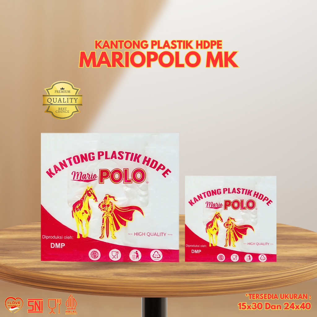 Mariopolo MK HDPE Plastic Bag / กระเป๋าพลาสติกใส