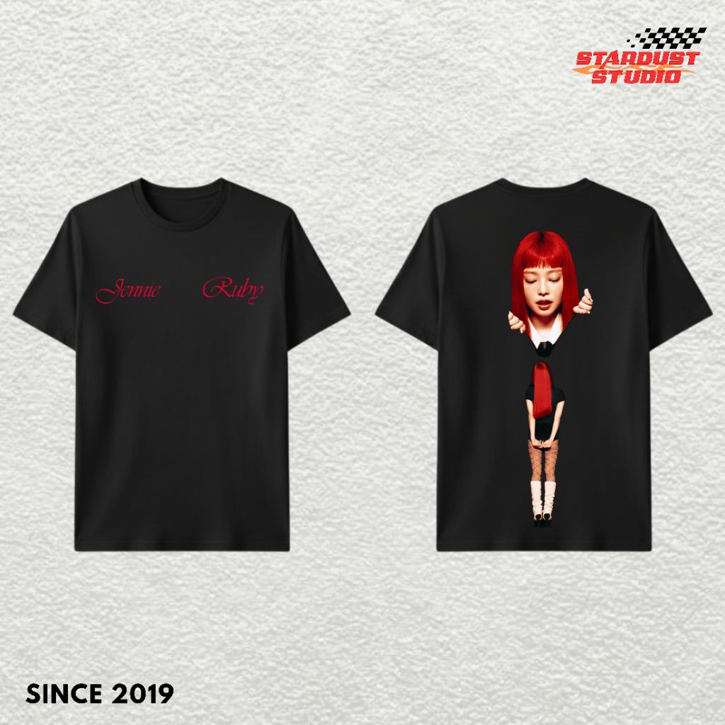 Stardust Ruby Jennie Tshirt / Jennie Blackpink Ruby Album T-shirt / เสื้อยืด Jennie Kpop Unisex