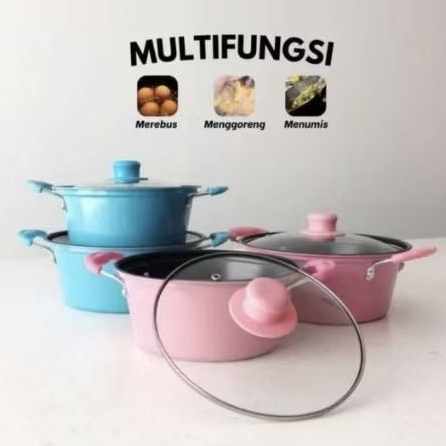 MJK COLOR SOUP POT 22CM DISCOUNT 145