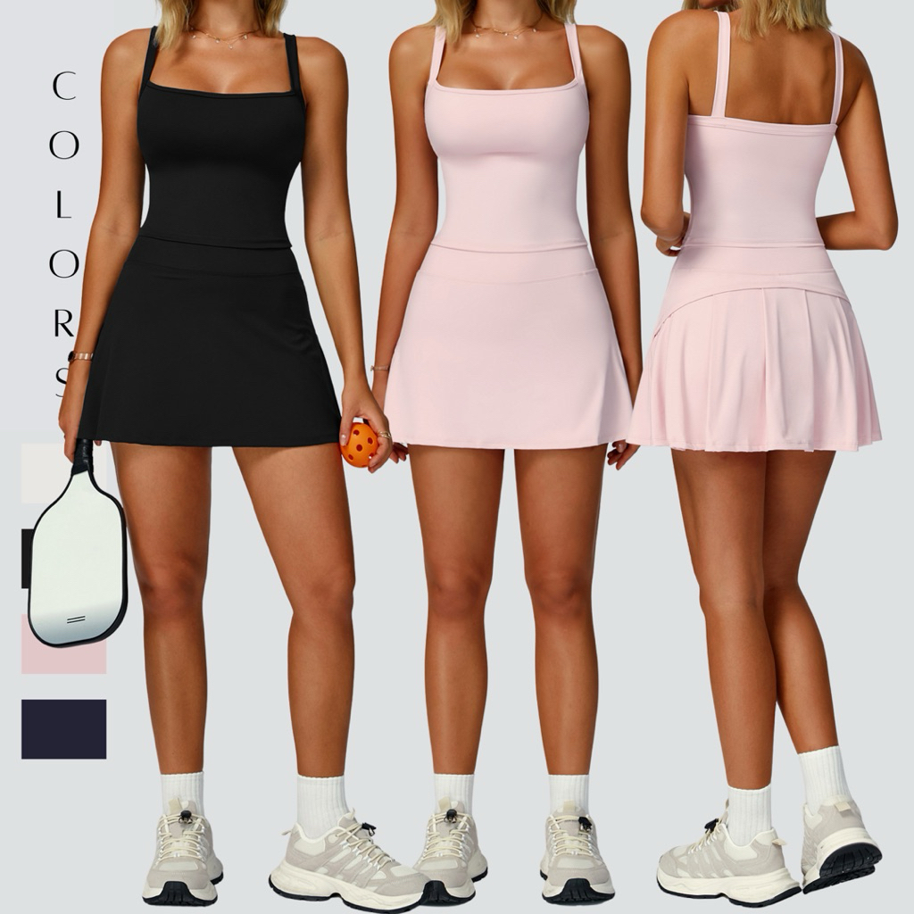 NATASYA TOP SKORT - LOUVES - TANK TOP TENNIS GOLF PADEL PILATES YOGA SKORT