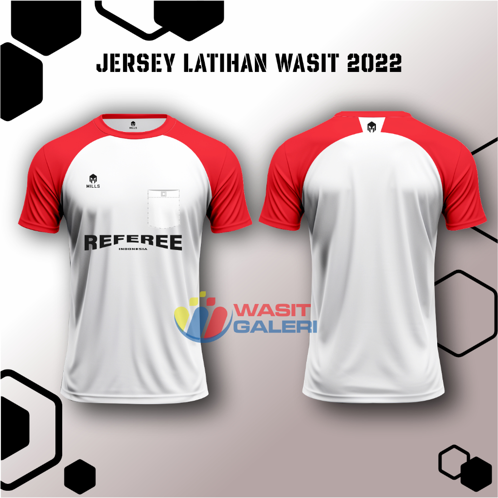 2022 MD REFEREE TRAINING JERSEY: RAGLAN (MLLS - INDONESIAN REFEREE) + LEFT POCKET