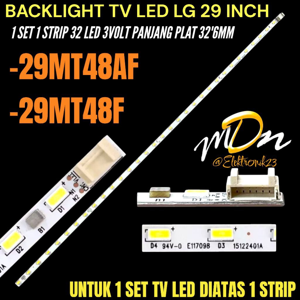 LG 29 INCH LED TV BACKLIGHT 29MT48AF-29MT48F 29 INCH LG LED TV BACKLIGHT
